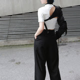 Lapel One-sided Long-sleeved Blouse