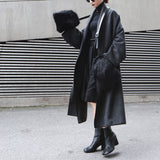 Black Fur Warm Gloves