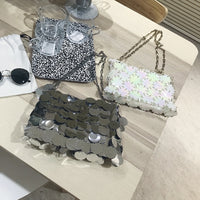 Round Sequins Shining Chain Purse
