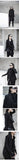Stand Collar Long Sleeve Black Zipper Jacket