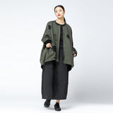 Polka Dot Irregular Coat