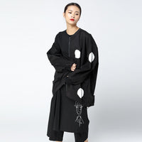 Polka Dot Irregular Coat