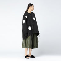 Polka Dot Irregular Coat