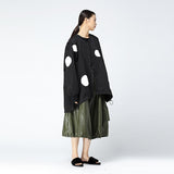 Polka Dot Irregular Coat