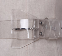 Transparent Plastic Solid Color PVC Belt