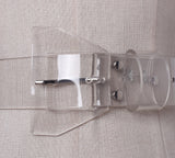 Transparent Plastic Solid Color PVC Belt