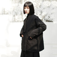 V-collar Bandage Coat