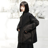 V-collar Bandage Coat