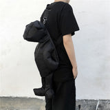 Black Wild Adjustable Shoulder Bag