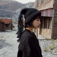 Dreadlocks Tassels Knitting Hat