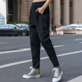 Elastic Waist Harem Pants