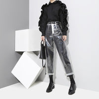 Korean Style Transparent Ankle-length Pants