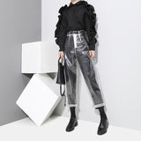 Korean Style Transparent Ankle-length Pants