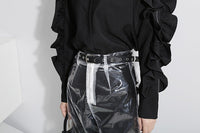 Korean Style Transparent Ankle-length Pants