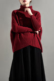 Turtleneck Batwing Sweater