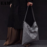 Pu Leather Pleated Stitch Bag
