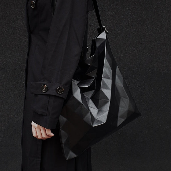 Pu Leather Pleated Stitch Bag