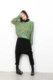 High Waist Split Joint Harem Trousers