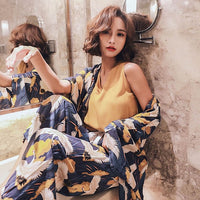 Cotton Satin Floral Printed Sleepwear