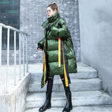 Stad Collar Long Sleeve Cotton-padded Coat