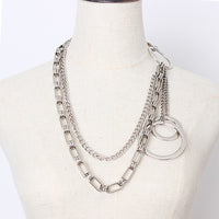 Double Metal Chain Circle Belt