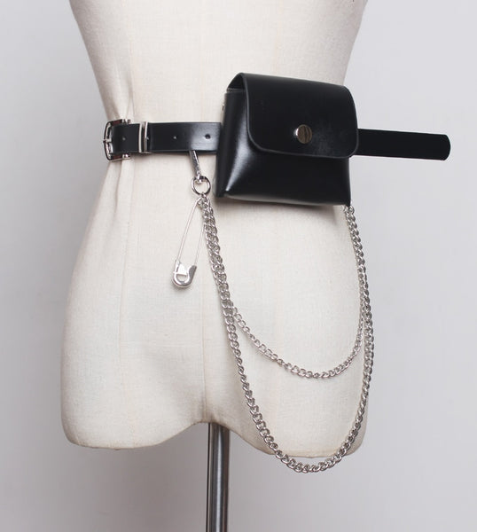 Mini-bag Pu Leather With Chain