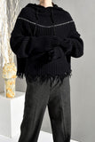 Distressed Knitted Sweater