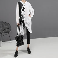 Black White Oversize Dress