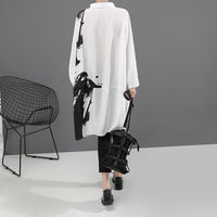 Black White Oversize Dress