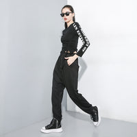 Long Sleeve Letter Print T-shirt