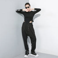 Long Sleeve Letter Print T-shirt