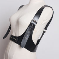 Pu Leather Button Brief Belt