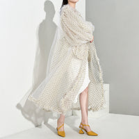 Polka-Dot Mesh Trench