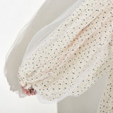 Polka-Dot Mesh Trench