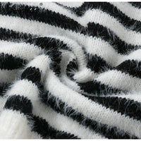 Backless Mohair Pullover Sweater