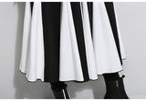 Gray Split Joint Woolen Half-body Skirt