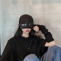 Round Dome Fishermen Hat with Built-in Sunglasses