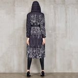 Embroidered Hooded Down Jacket