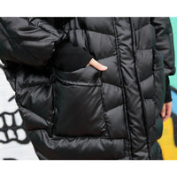 Stand Collar Long Parka