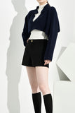 Crop-top Knitted Sweater