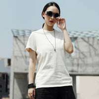 Short Sleeve Back Pattern Printed Tee