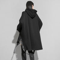 Loose Fit Asymmetrical Ribbon Oversized Sweatshirt