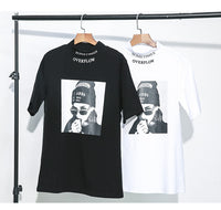 Turtleneck Loose Fit Graphic Tee