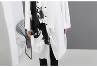 Black White Oversize Dress