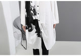 Black White Oversize Dress