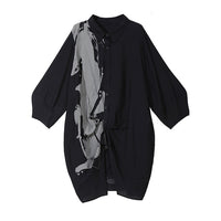 Black White Oversize Dress