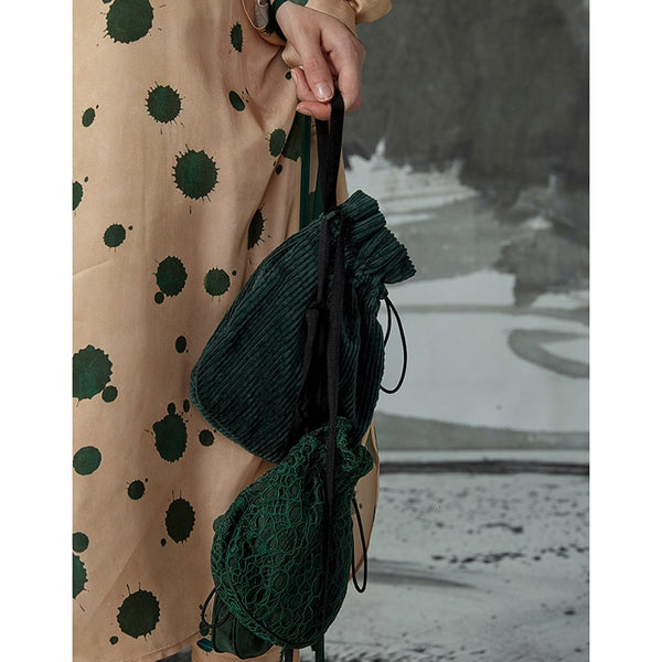 Green Split Joint Mini-bag