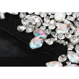 Blingbling Spliced Short Skirt