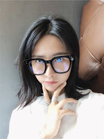 Transparent Leopard Multicolor Big Size Glasses With Hat