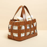 Canvas Woven Hollow Out Casual Bag